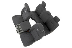 Ram 2500 Seat Covers - Front + Rear - Rough Country - Neoprene - '19-'23